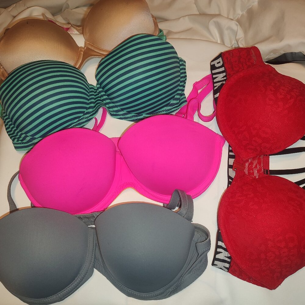 VS Pink Bras 32B 32A